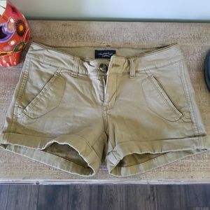 Dark Khaki American Eagle Shorts
